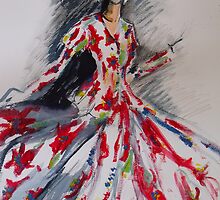 the garden in a dress by RosWebb