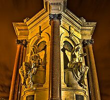 Queen Victoria Statues at Night by Jason Green