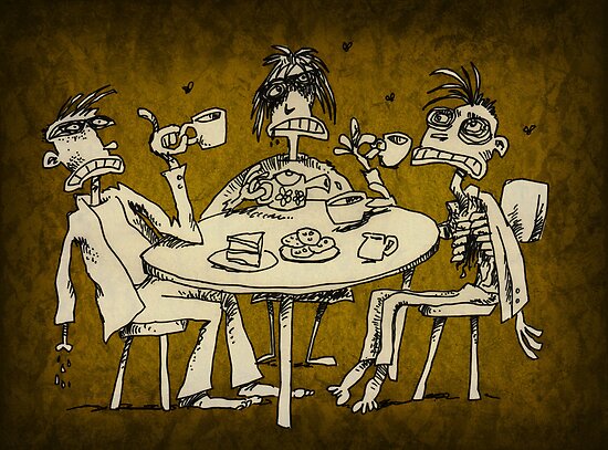 zombie tea party  by Matt Mawson
