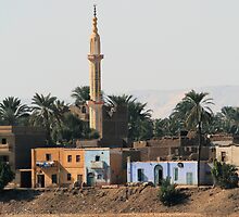 Minaret on the West Bank of River Nile by rhallam