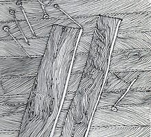 Wood Flooring... a doodle! by James Lewis Hamilton