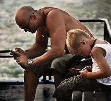 Like Father..... (The Ferry - Candid #1) by Trish Woodford