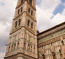 The neo-gothic facade of the Duomo in Florence by Ian Middleton