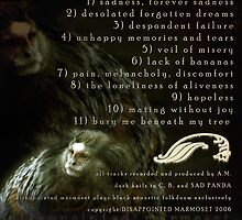 DISAPPOINTED MARMOSET - The Inevitable Failure of Existence (track listing)... by IWML