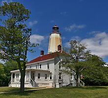Sandy Hook Light House by Lanis Rossi