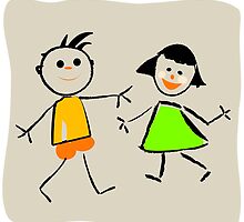 Beautiful kids by Laschon Robert Paul