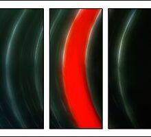 Vinyl Triptych by Ricky Pfeiffer