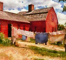 Laundry - The Clothes Line by Mike Savad