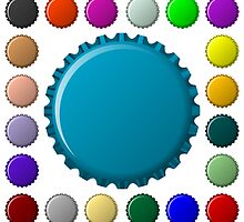 Bottle caps in colors collection by Laschon Robert Paul