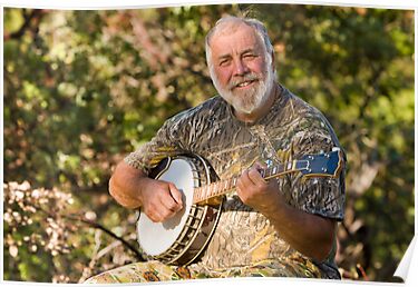 banjo player posters