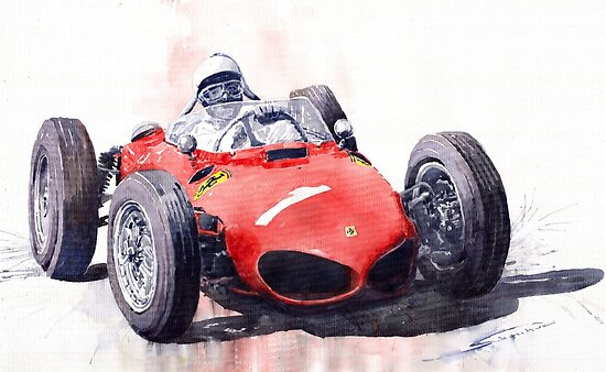 Ferrari Dino 156 F1 1961 by Yuriy Shevchuk