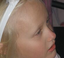 Livvy Dresses Up As A Bunny by Anthea Slade