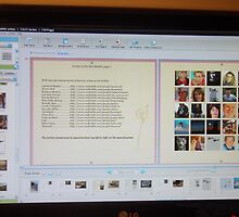 Artist of the red bubble book progress. by Alex Gardiner