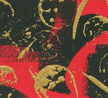 Chinese Fortune Abstract by Brenda Scott