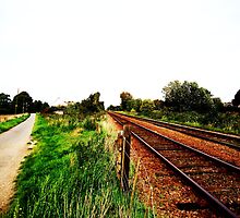 Where the road meets the railway - Spalding by peckjam23