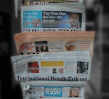 The Worlds News (in colour) by Dave Godden