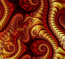 Golden Pong Brocade by wolfepaw