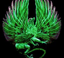 The Griffin (Green Vengeance Logo) by Jeff Schultz