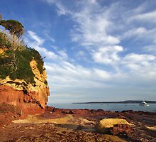 Bar Beach at Merimbula by Darren Stones