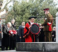Mayor of Grimsby lays her wreath by gracetalking
