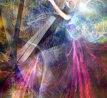 The Faery Harpist playing on the wind by Bill Brouard