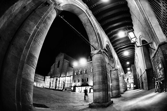 Fisheye Cityscape