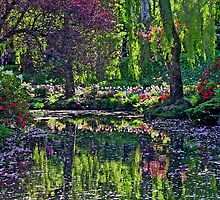Butchart Gardens in Springtime by AnnDixon