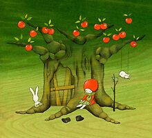 My Apple Tree House -Reading- by naokosstoop