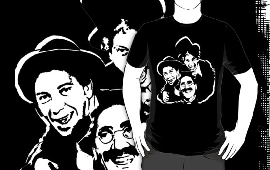 marx brothers tshirt by ralphyboy