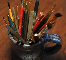 Mug of brushes by mltrue