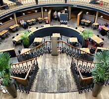 Piazza At The Corn Exchange by Sandra Cockayne