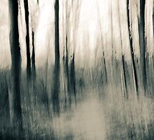 Turmoil surrounds us - an abstract expressionism by Mitch Labuda