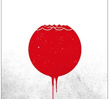 Tsunami Flag - Charity print by chris killerartworx