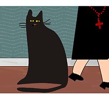 "The Nun and the Cat" by gailg1957