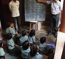 Village School, Rajasthan by Christopher Cullen