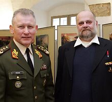 Me and Lithuanian Armed Forces Commander by Antanas