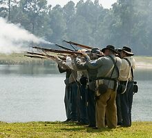 Volley fire by Larry Grayam