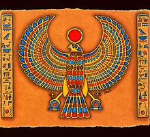 The Sun God Horus by merlynhawk