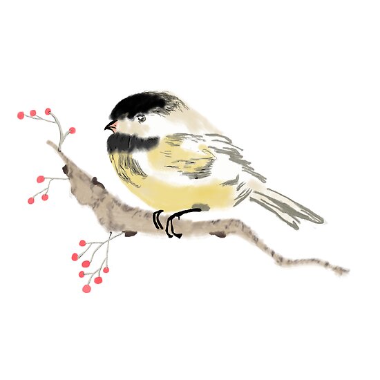 Chickadee Art