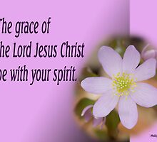 Philippians 4:23 Blessing by Robin Clifton