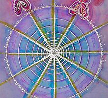 Mandala Art : Flutterby by danita clark