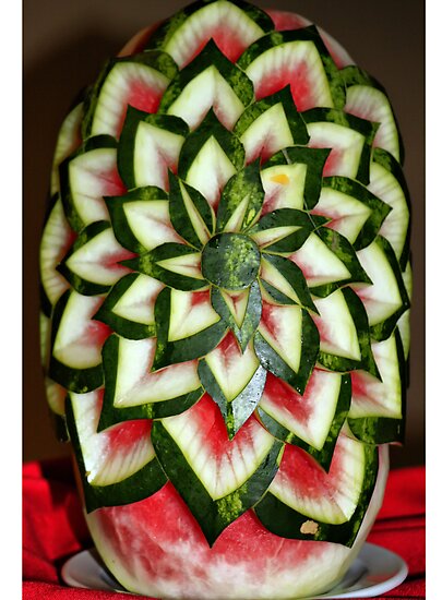  فن تقديم البطيخ Work.2531927.3.flat,550x550,075,f.watermelon-art