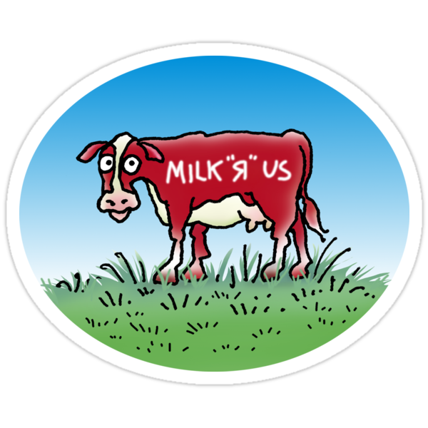 Sticker: Milk R Us zoom in