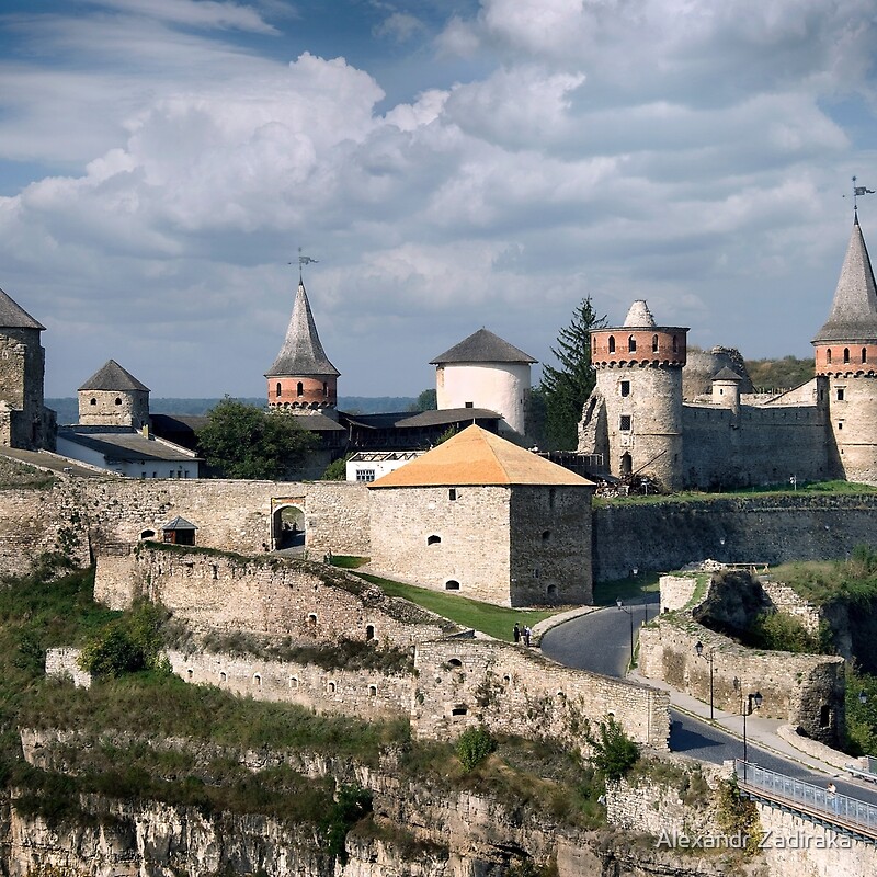 Kamenets Podolskiy castle by Alexandr Zadiraka zoom out