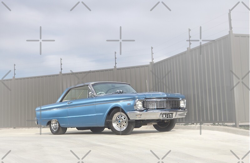 Blue Ford Falcon XP Coupe by John Jovic zoom out