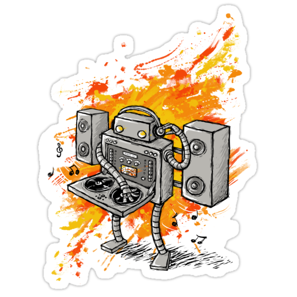 work.3596237.1.sticker,375x360.robot-dj-is-in-the-house-v1.png
