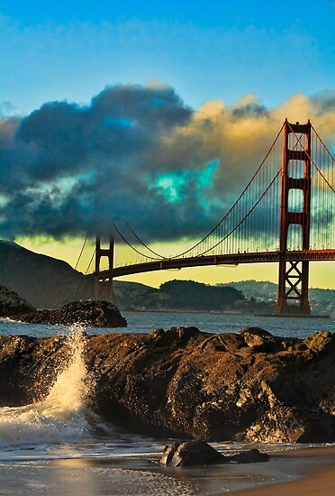 golden gate bridge sunset. Golden Gate Sunset by Doug