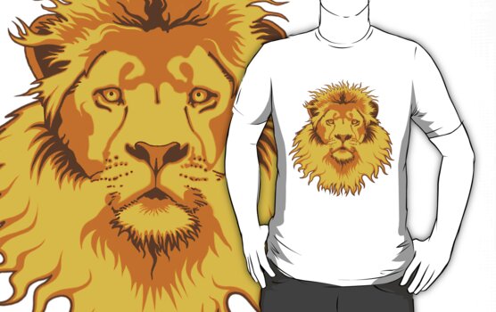 "Lion Head (Transparent)" Stickers by Rustyoldtown | Redbubble