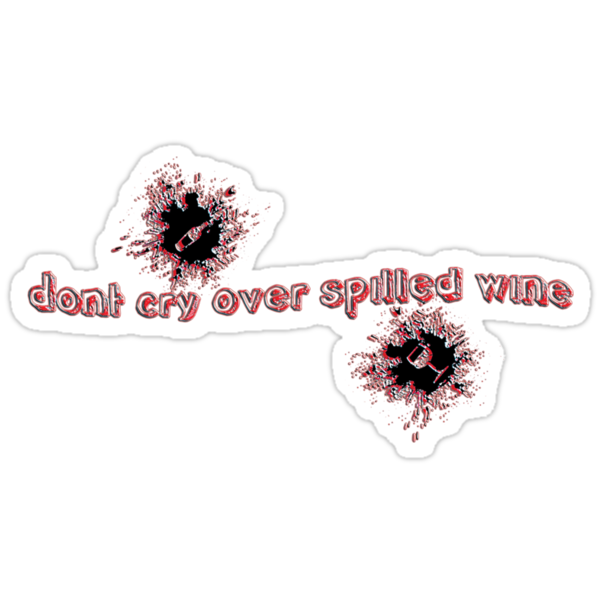 spilled wine on shirt