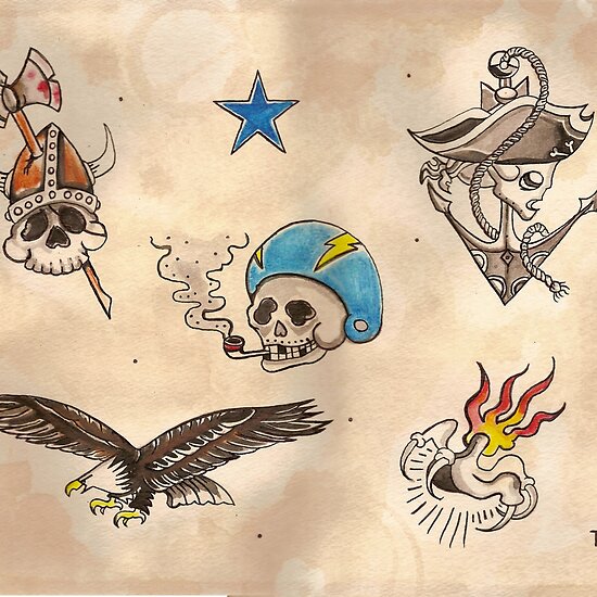 old school tattoo art.